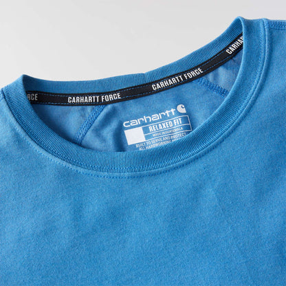 Carhartt Force Relaxed Fit Midweight Pocket T Shirt - Horizon Blue Heather