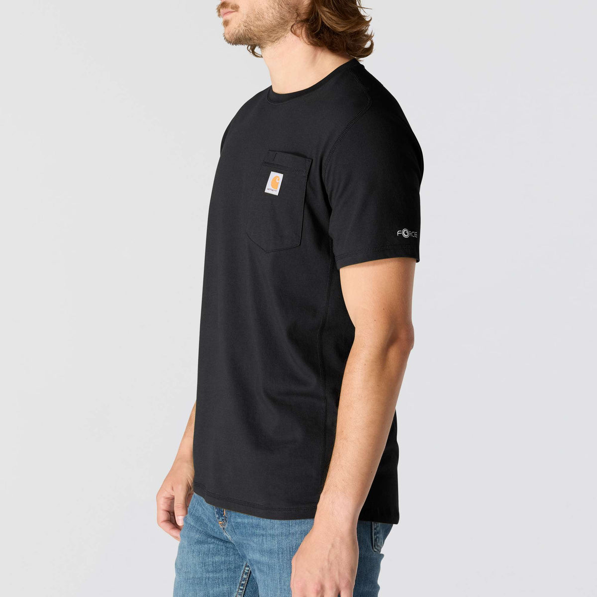 Carhartt Force Relaxed Fit Midweight Pocket T Shirt - Black