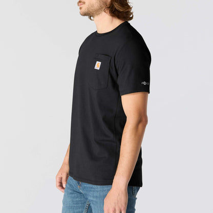 Carhartt Force Relaxed Fit Midweight Pocket T Shirt - Black