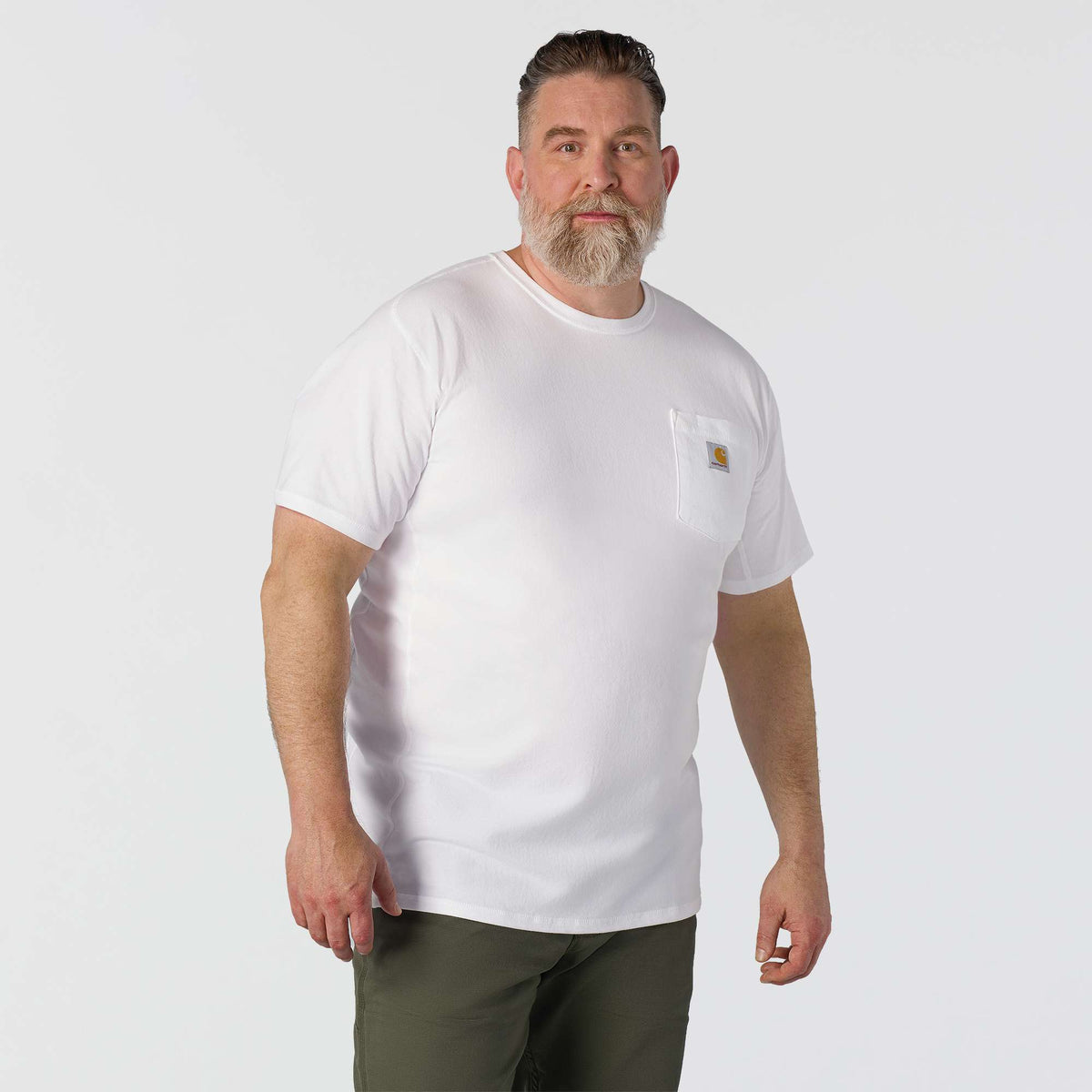 Carhartt Force Relaxed Fit Midweight Pocket T Shirt - White