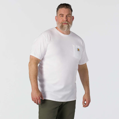 Carhartt Force Relaxed Fit Midweight Pocket T Shirt - White