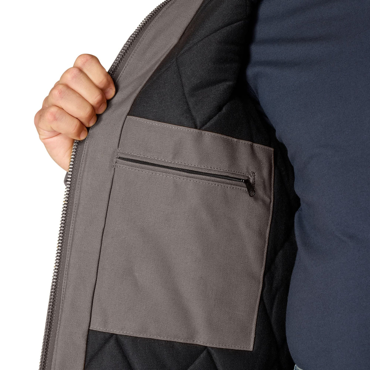 Carhartt Iconic Firm Duck Active Jacket - Gravel