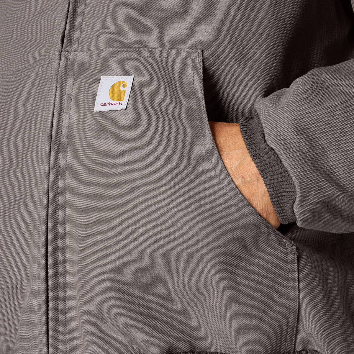 Carhartt Iconic Firm Duck Active Jacket - Gravel