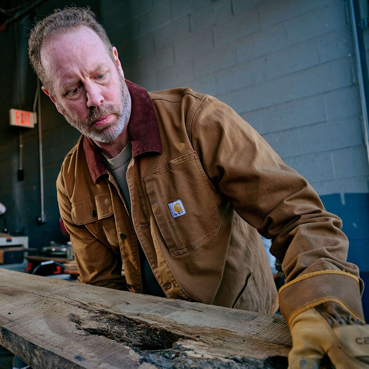 Carhartt Iconic Rugged Flex™ Duck Chore Coat - Carhartt Brown