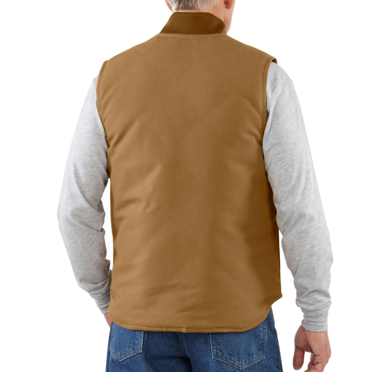 Carhartt Iconic Firm Duck Arctic Vest - Carhartt Brown