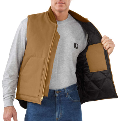 Carhartt Iconic Firm Duck Arctic Vest - Carhartt Brown