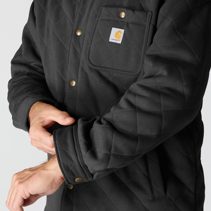 Carhartt Rain Defender Quilted Shirt Jacket - Black