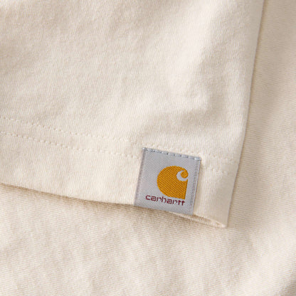 Carhartt Irvine Relaxed Layered Logo T-Shirt - Oat Milk