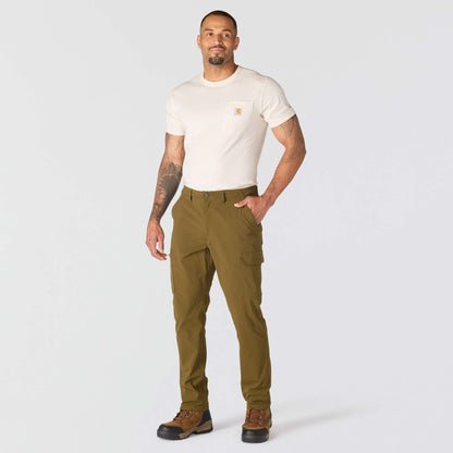 Carhartt Relaxed Tapered Force Ripstop Cargo Work Pant - Burnished Logs