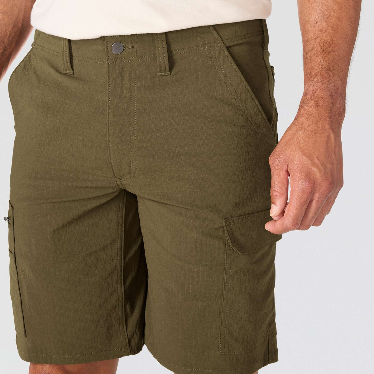 Carhartt Relaxed Fit 10-Inch Force Ripstop Cargo Work Short - Burnished Logs