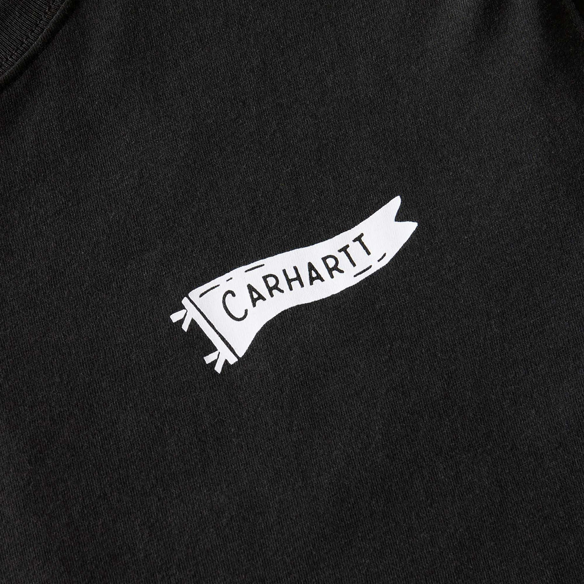 Carhartt Womens Tencel Fiber Series Loose Pennant Flag T-Shirt - Black