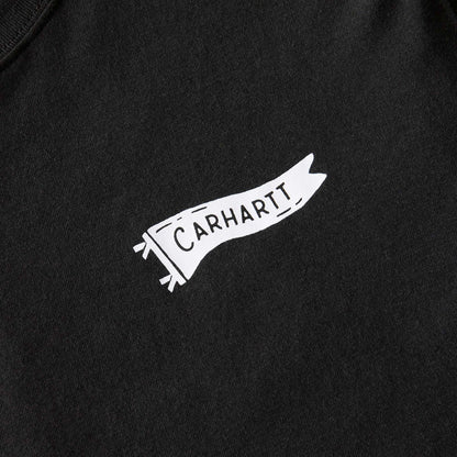 Carhartt Womens Tencel Fiber Series Loose Pennant Flag T-Shirt - Black