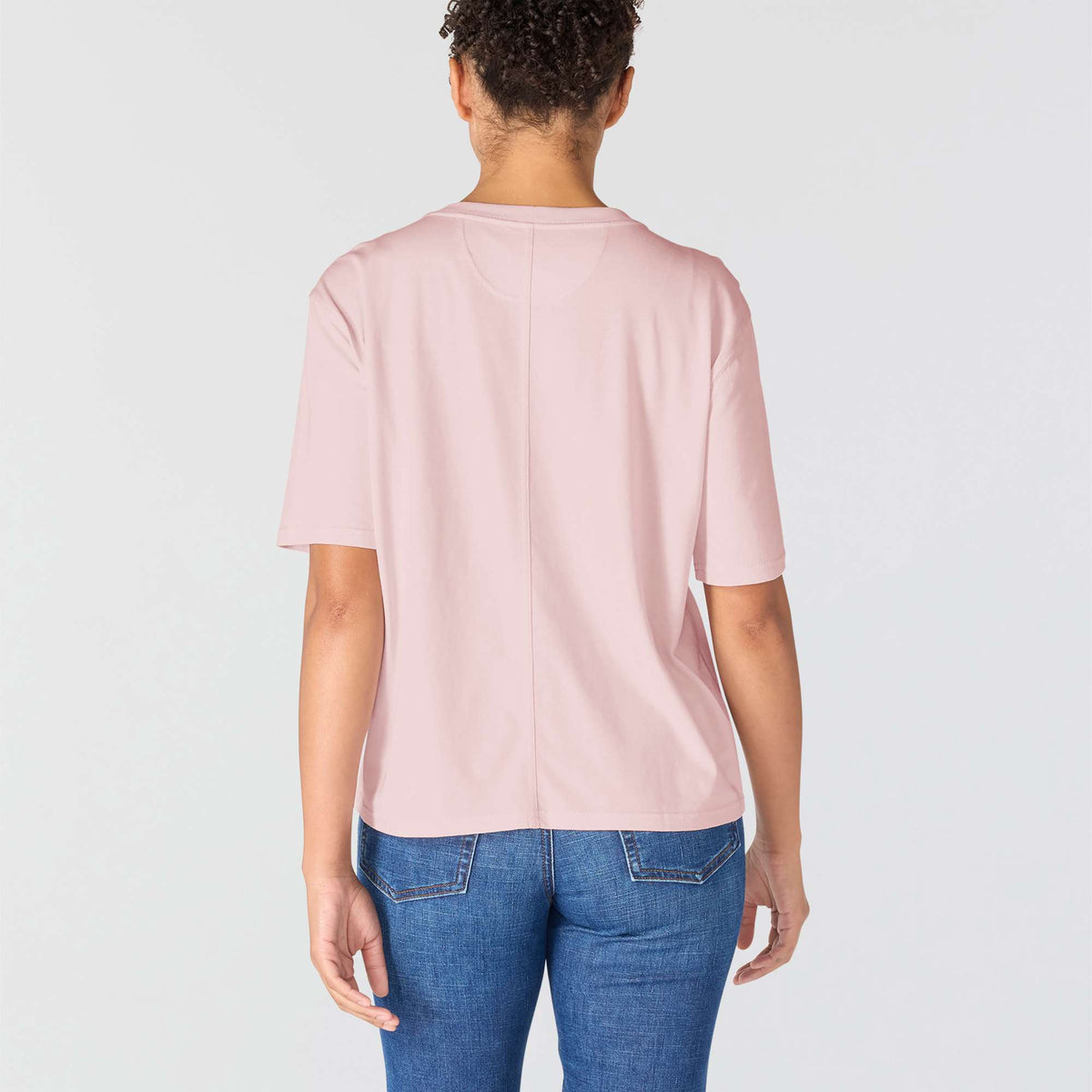 Carhartt Womens Tencel Fiber Series Loose Pennant Flag T-Shirt - New Rose