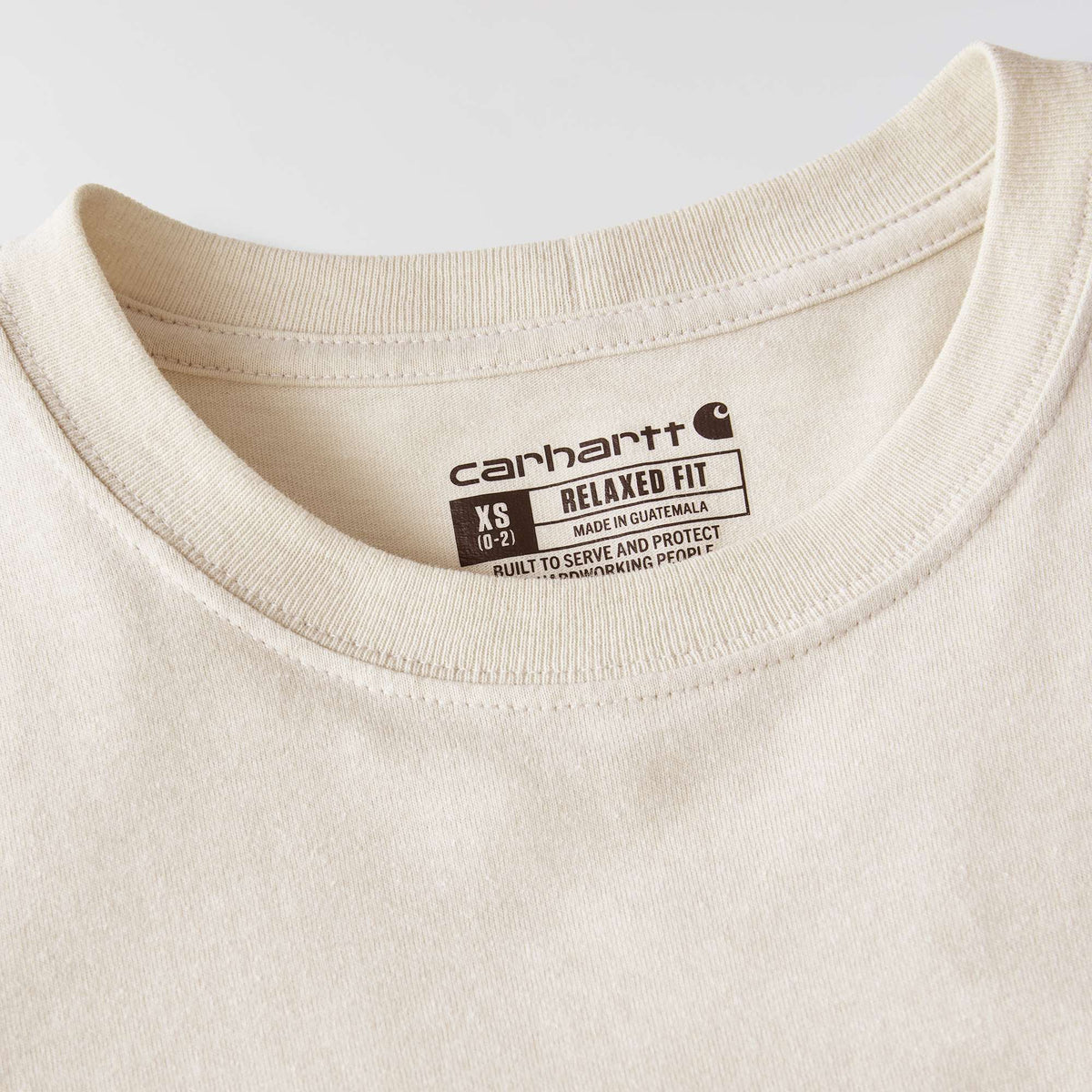 Carhartt Womens Irvine Relaxed Fit T-Shirt - Eggshell