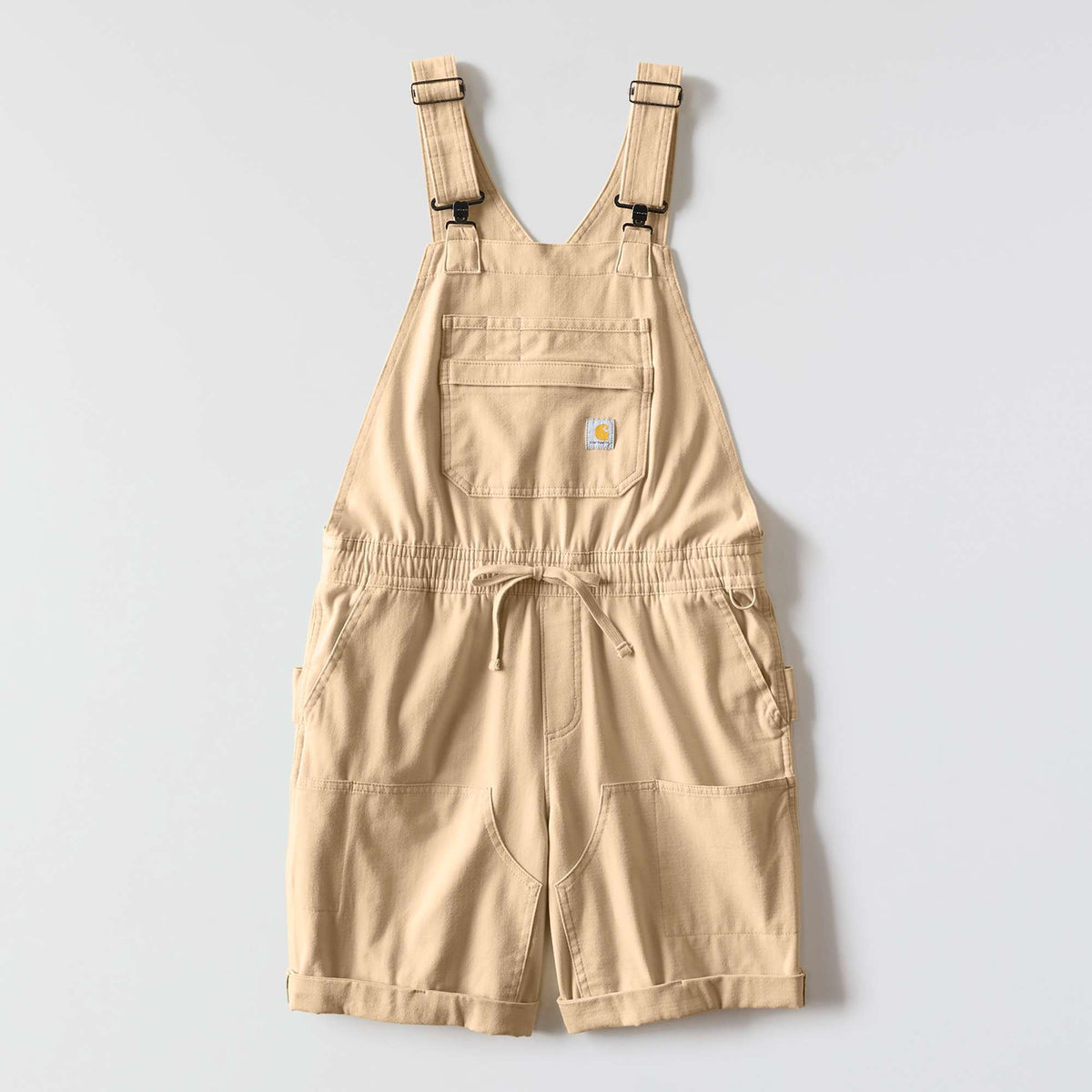 Carhartt Womens Force Ripstop Shortall - Classic Beige