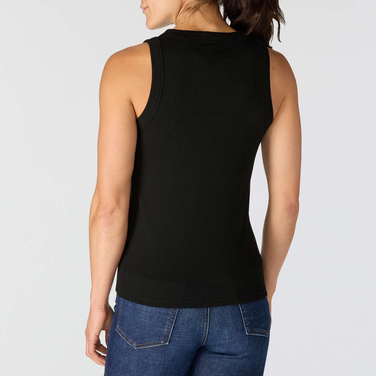 Carhartt Womens TENCEL Fiber Series Fitted Ribbed Tank - Black