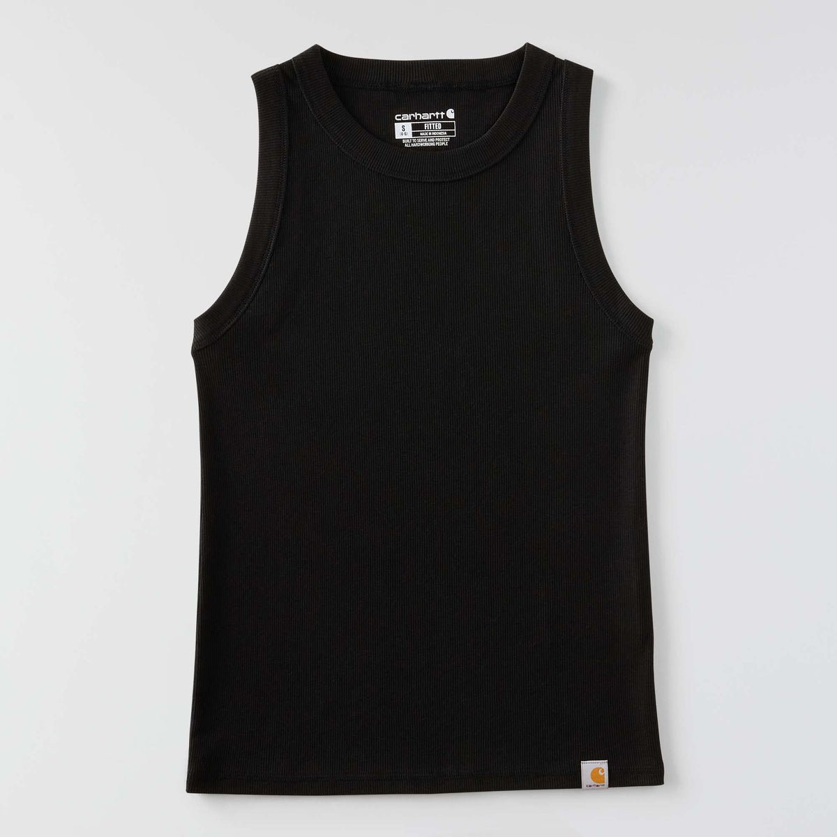 Carhartt Womens TENCEL Fiber Series Fitted Ribbed Tank - Black