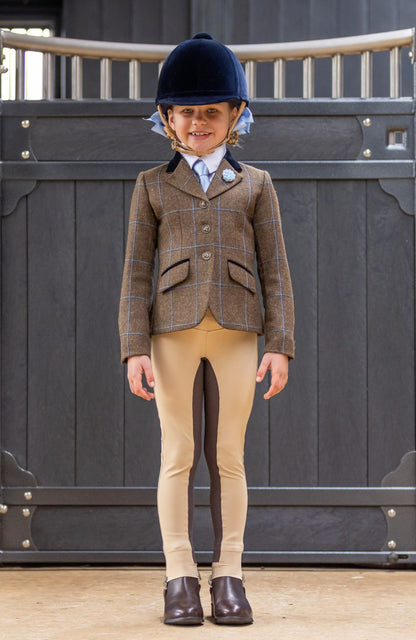 Bare Equestrian Youth 2-Tone Competition Tights