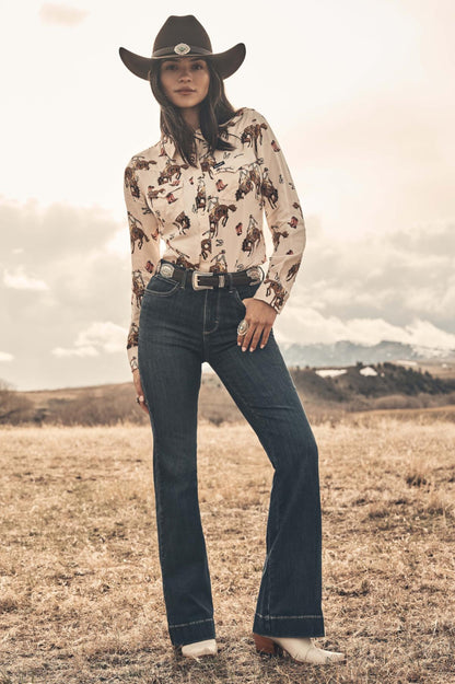 High Rise Trouser Jean Bespoke - Alexandra