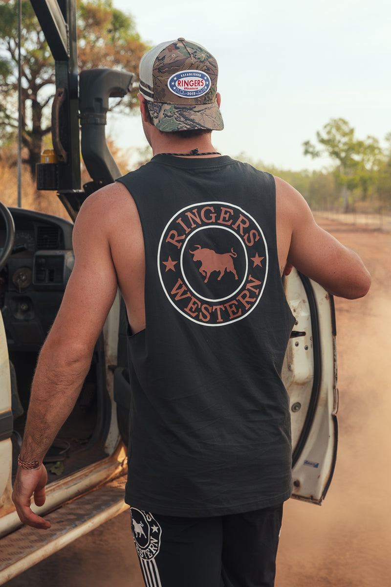 Ringers Western Signature Bull Mens Muscle Tank