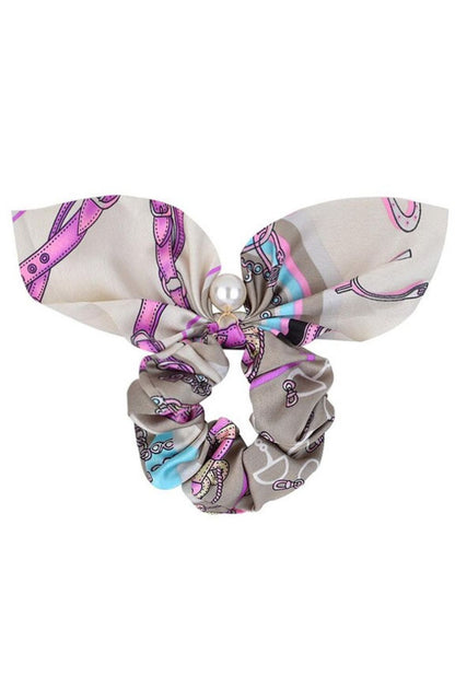 BARE Equestrian Handmade Silk Bunny Scrunchie