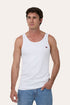 Ringers Western Shearer Mens Rib Tank - White