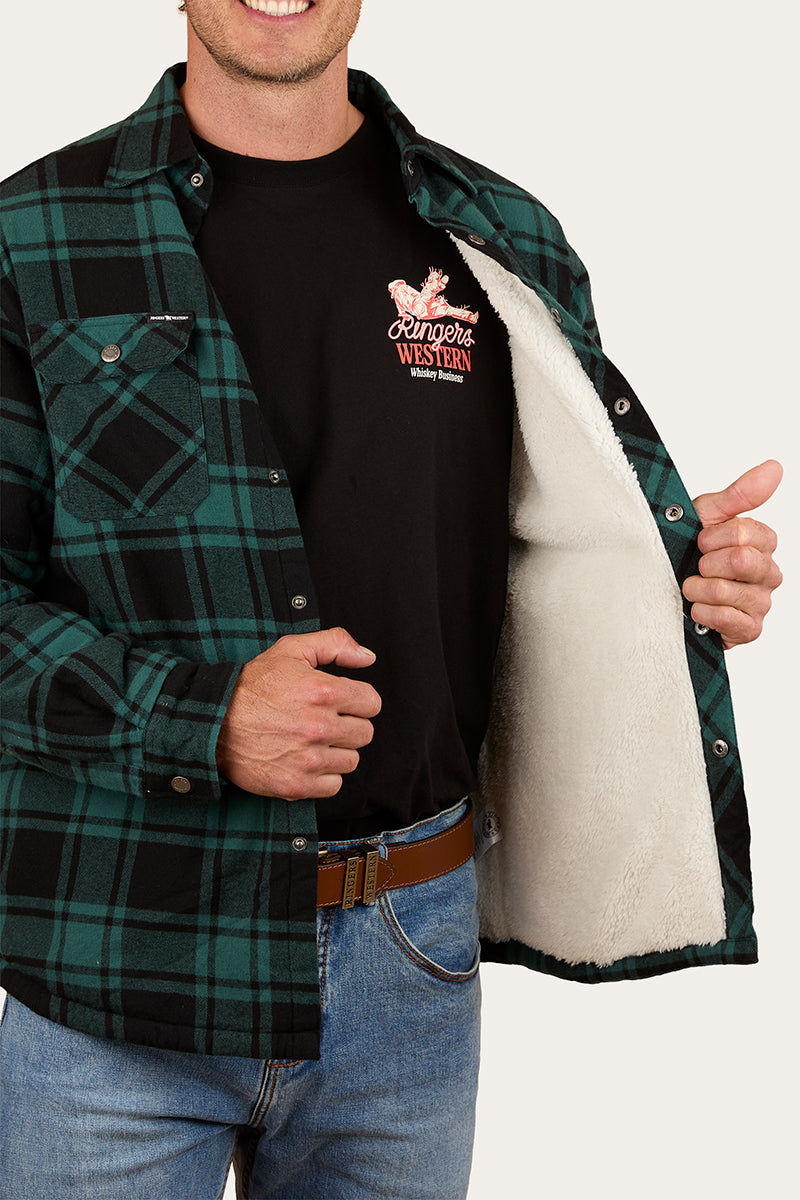 Ringers Western Sawyer Mens Sherpa Flannel