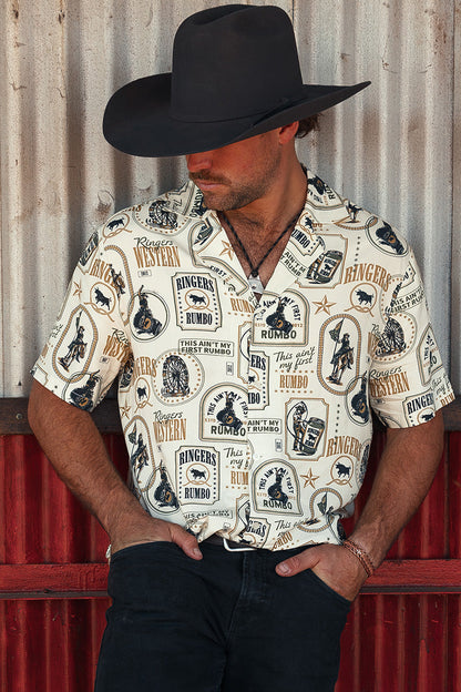 Ringers Western Aint My First Rumbo Mens Pub Shirt