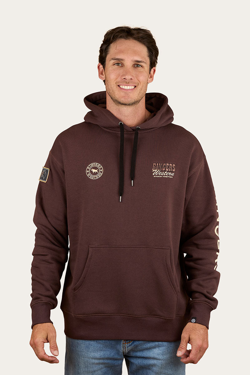Ringers Western Garbala Mens Oversized Pullover Hoodie