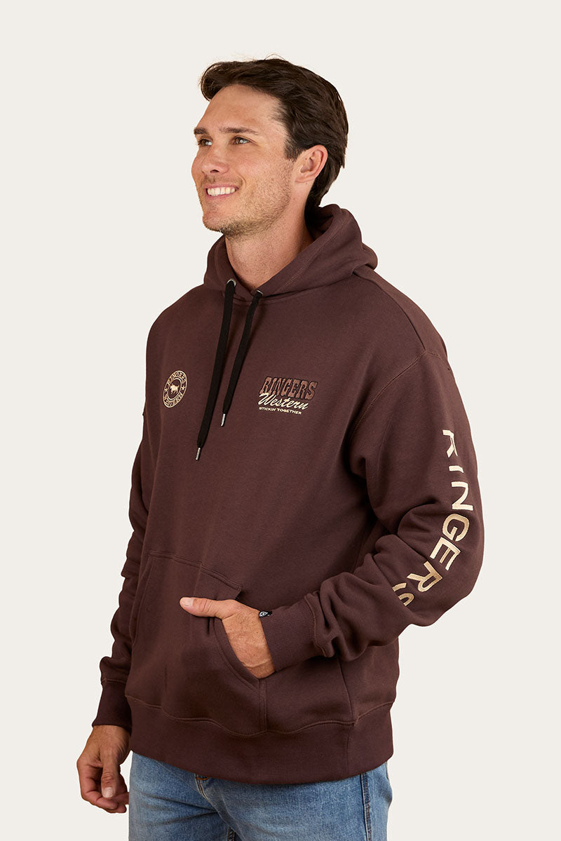 Ringers Western Garbala Mens Oversized Pullover Hoodie