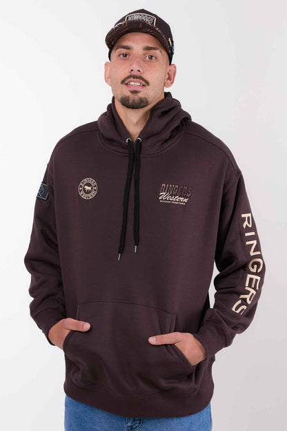 Ringers Western Garbala Mens Oversized Pullover Hoodie