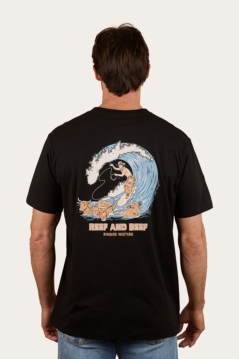Ringers Western Reef and Beef Mens Loose Fit T-Shirt