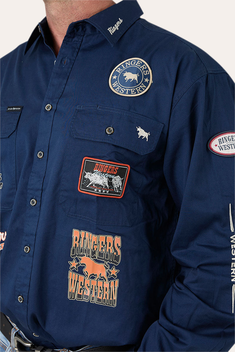 Ringers Western Hung Up Mens Full Button Work Shirt