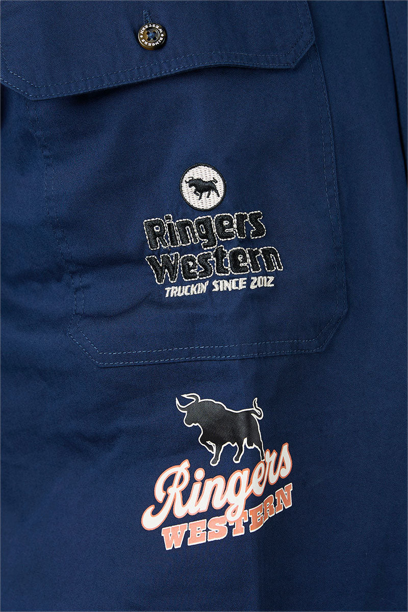 Ringers Western Hung Up Mens Full Button Work Shirt