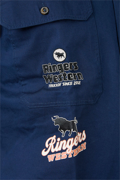 Ringers Western Hung Up Mens Full Button Work Shirt