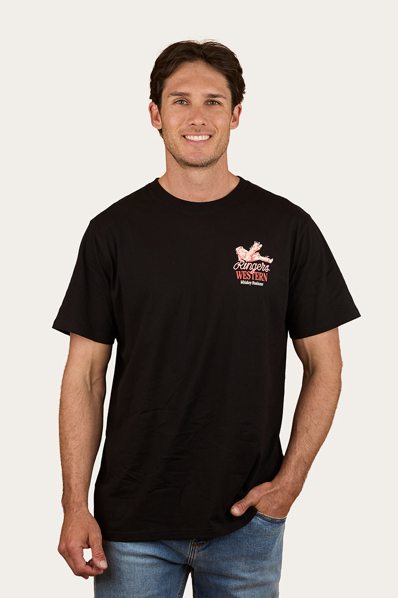 Ringers Western Whiskey Business Mens Loose Fit T-Shirt