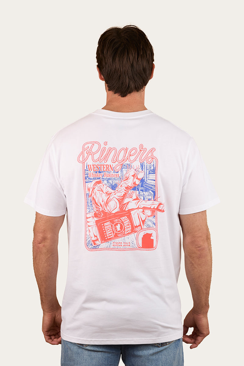 Ringers Western Whiskey Business Mens Loose Fit T-Shirt