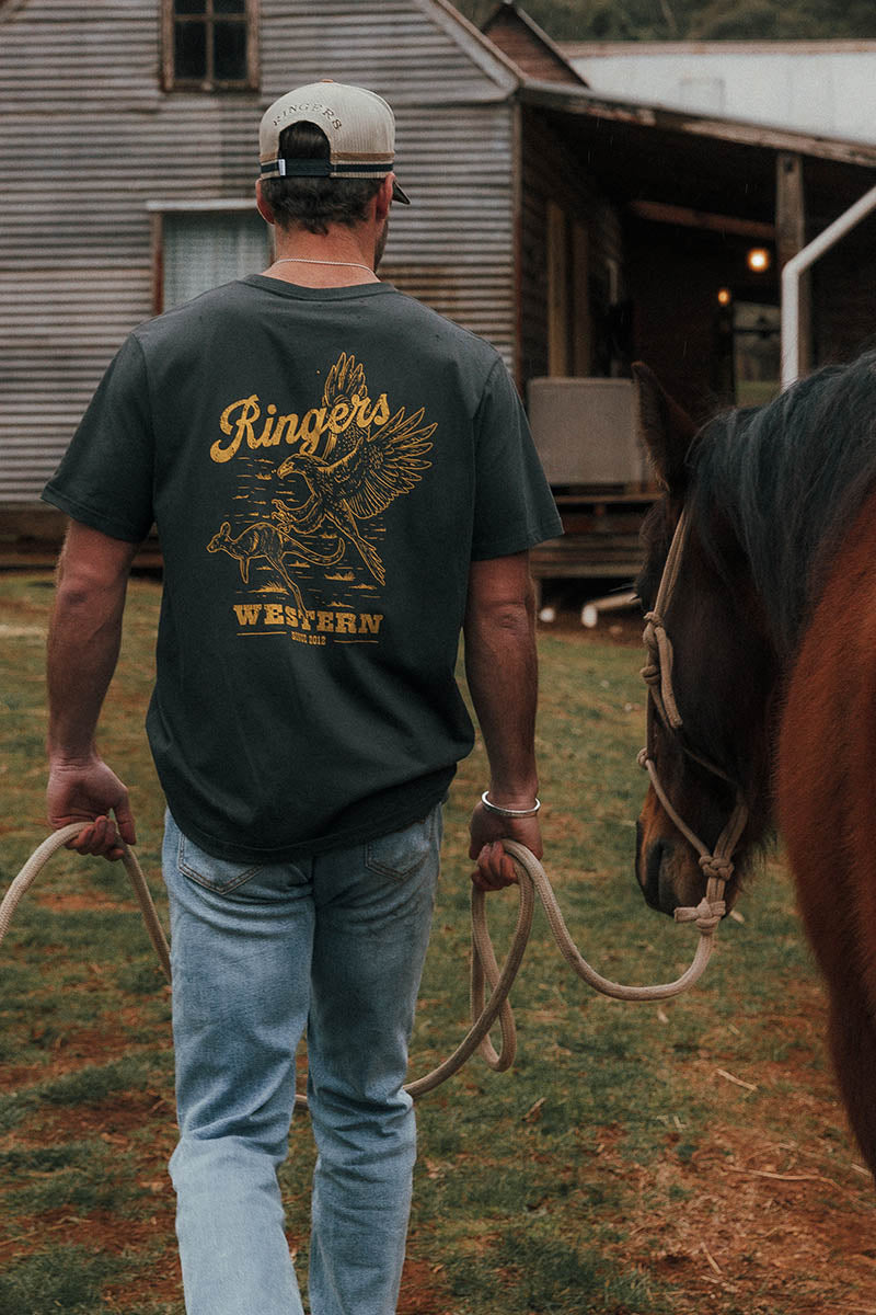 Wedge-tail Rampage Mens Loose Fit T-Shirt