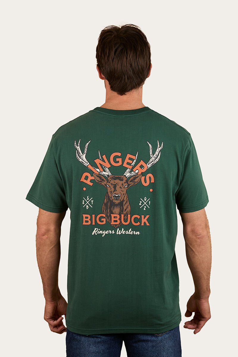 Ringers Western Big Buck Mens Loose Fit T-Shirt