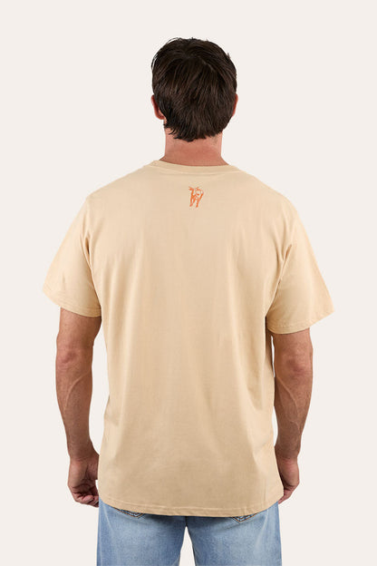 Rigers Western Born In The West Mens Loose Fit T-Shirt