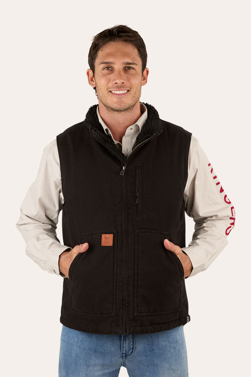 Ringers Western Round Yard Mens Canvas Vest