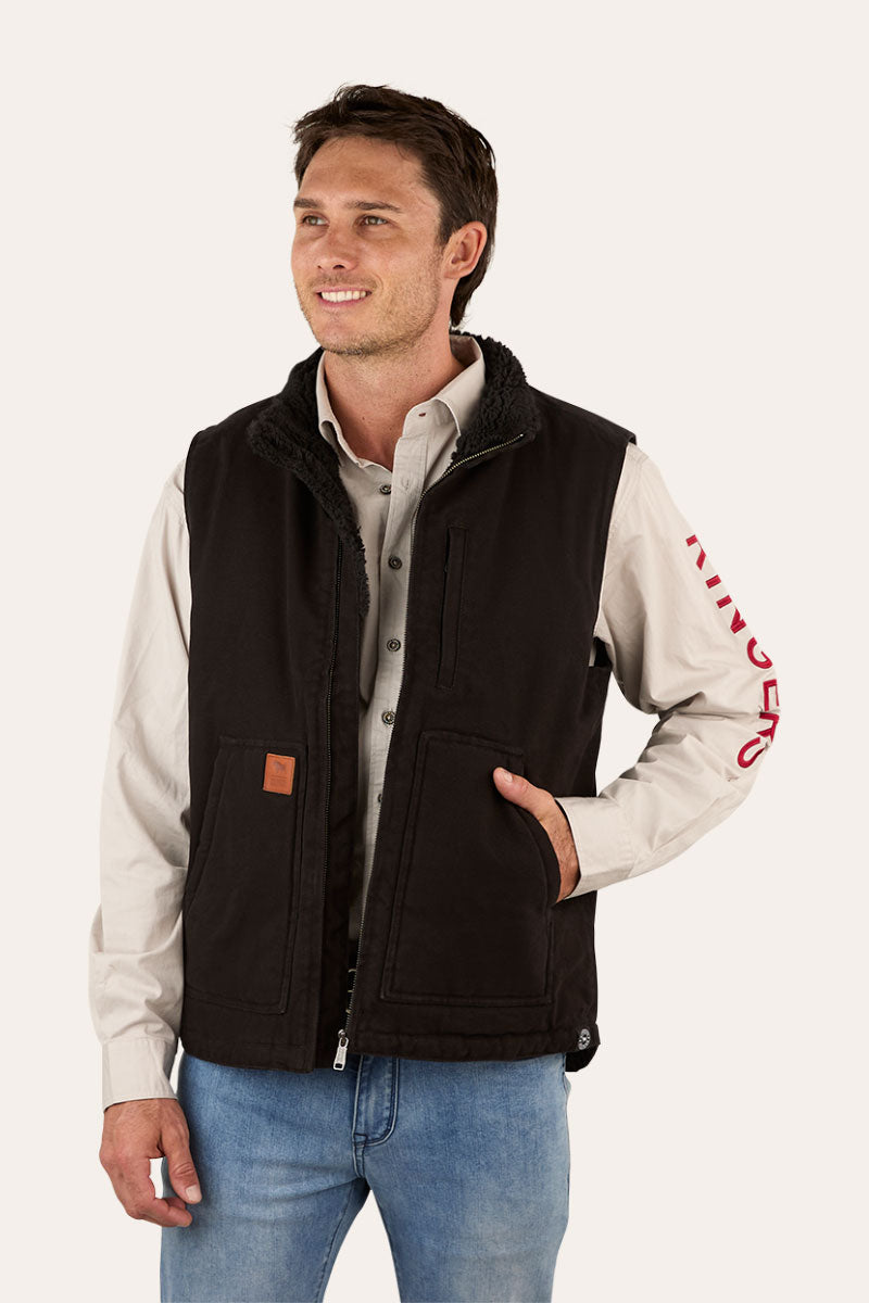 Ringers Western Round Yard Mens Canvas Vest