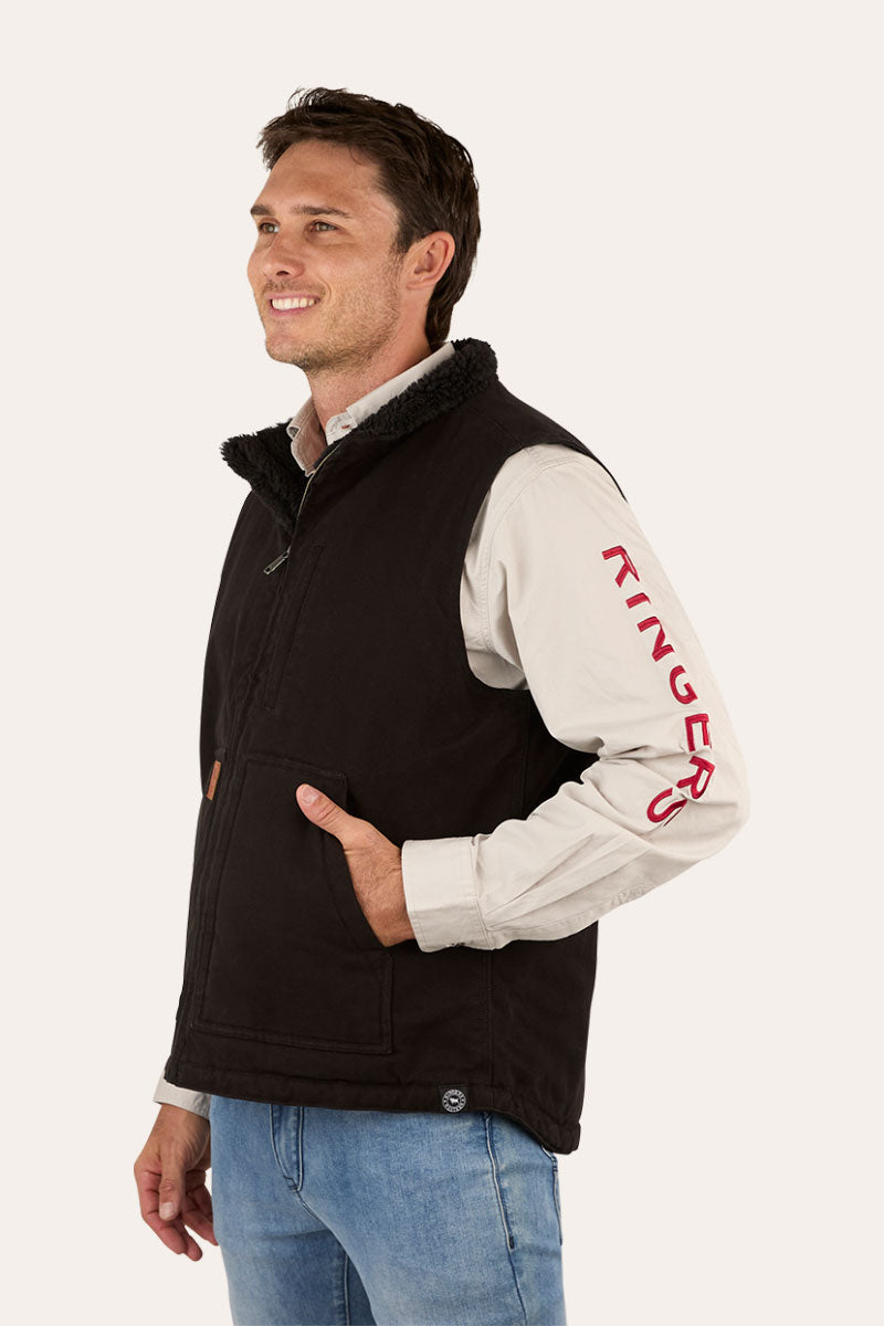 Ringers Western Round Yard Mens Canvas Vest