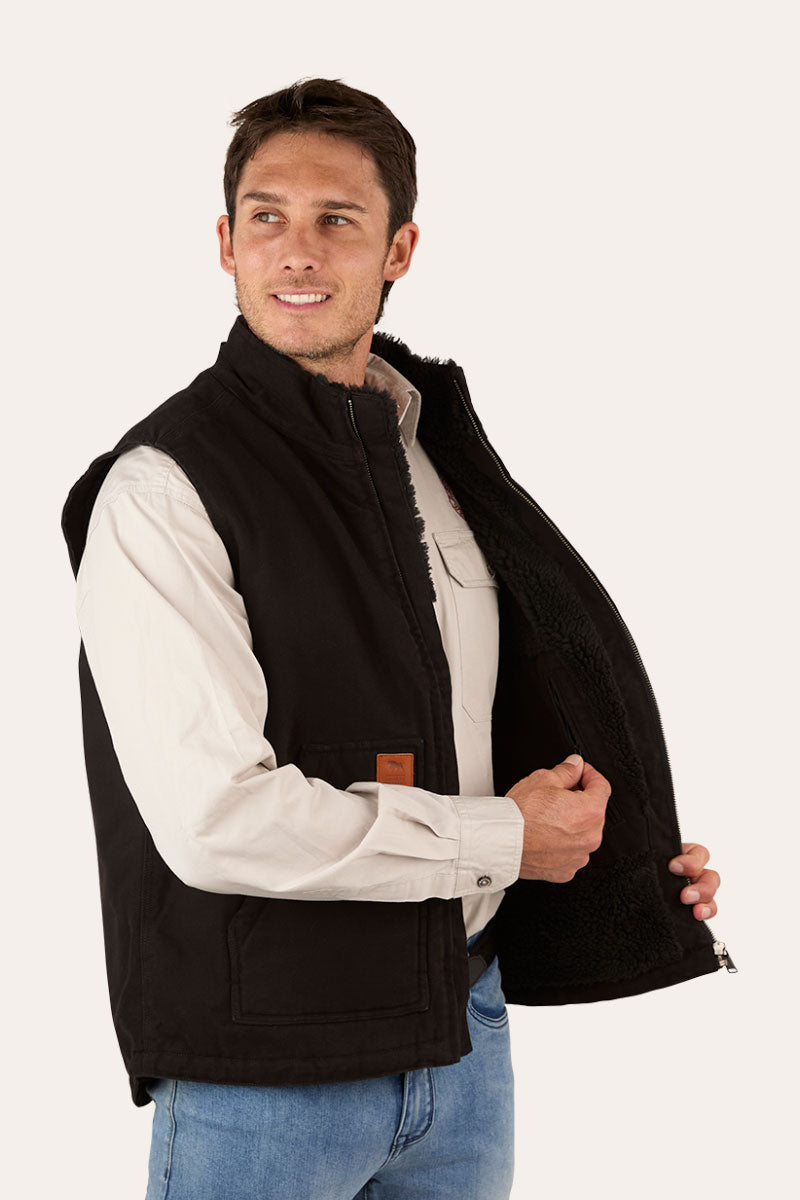 Ringers Western Round Yard Mens Canvas Vest
