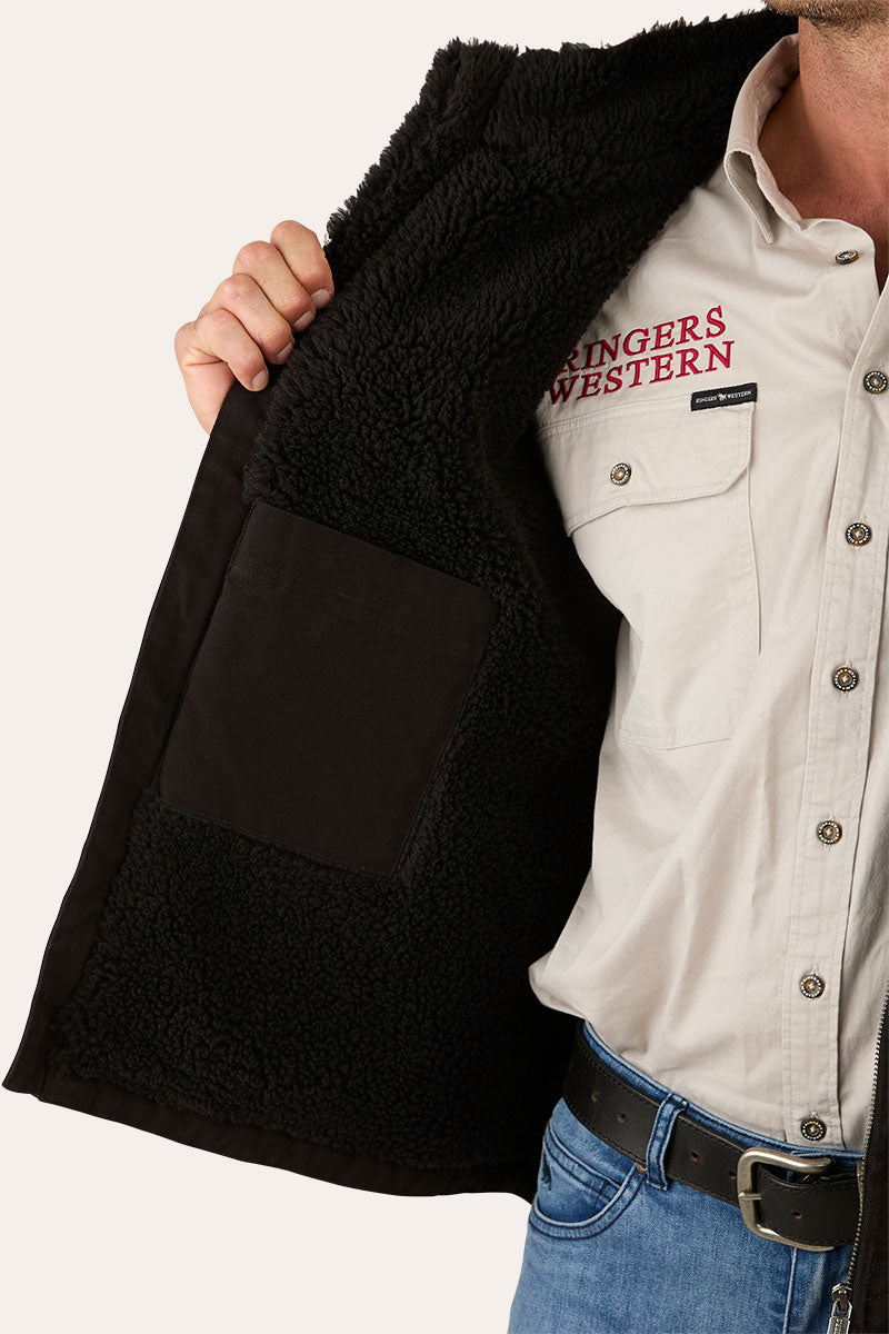 Ringers Western Round Yard Mens Canvas Vest