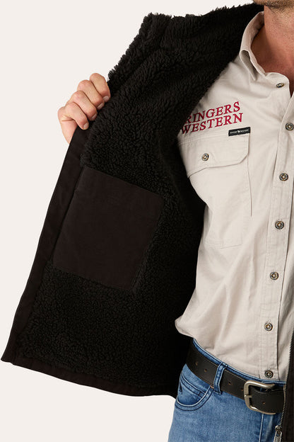 Ringers Western Round Yard Mens Canvas Vest