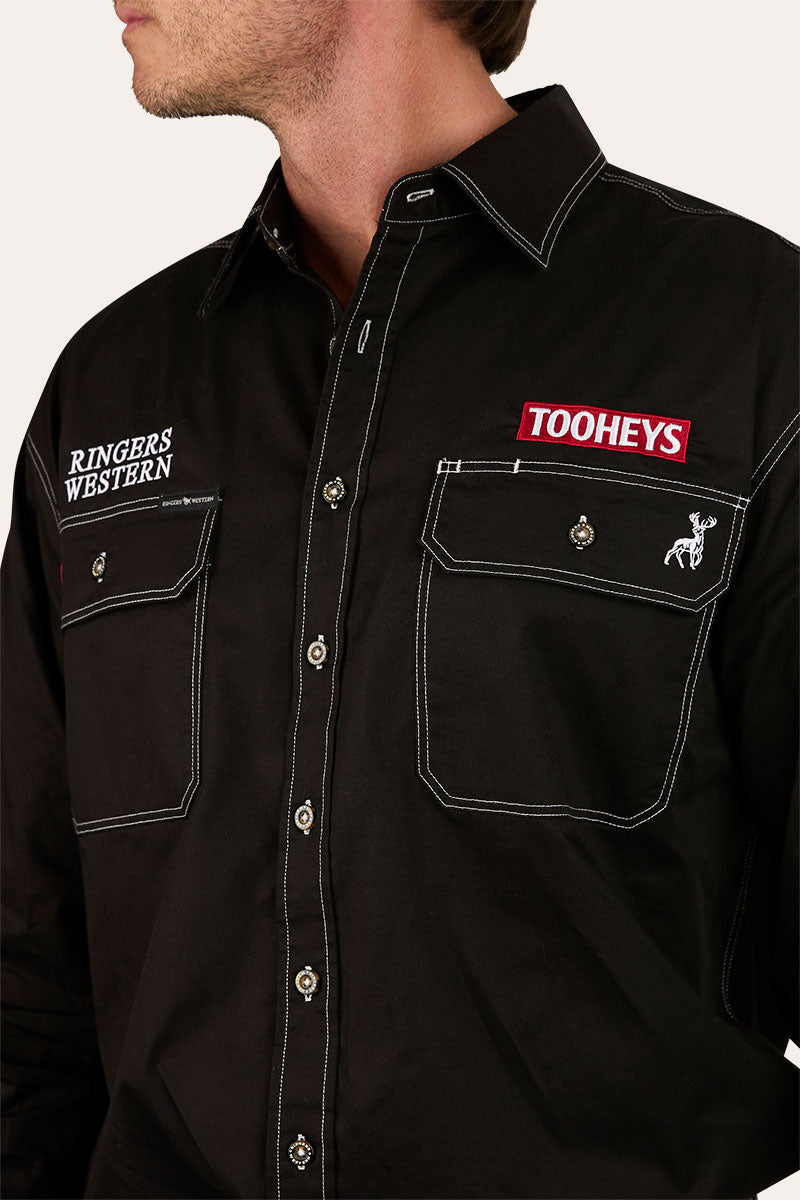 Tooheys X Ringers Mens Long Sleeve Full Button Work Shirt