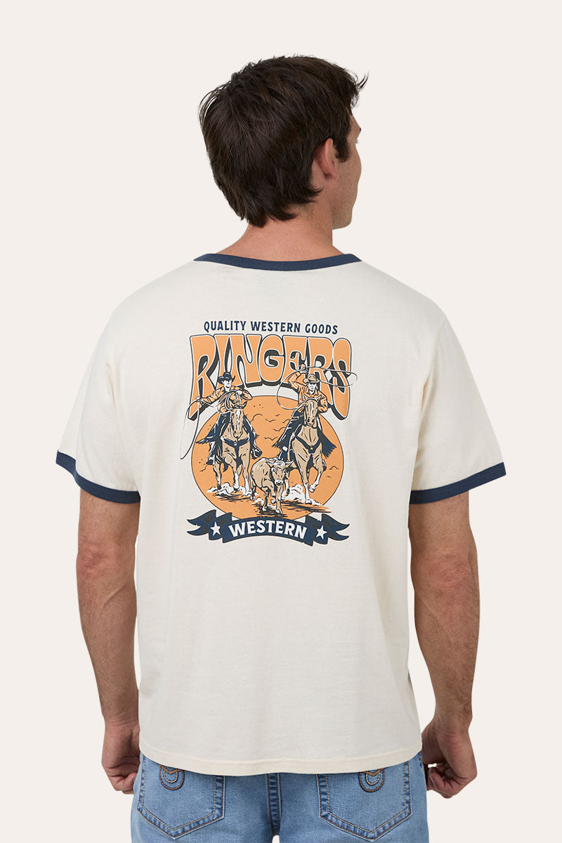 Ringers Western Dust N Ropes Mens Ringer T-Shirt