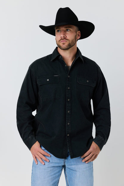 Ringers Western King River Rugged Mens Full Button Work Shirt