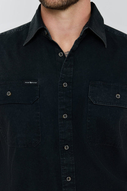 Ringers Western King River Rugged Mens Full Button Work Shirt